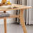 Simple Household Oak Double-layer Dining Table-793674729