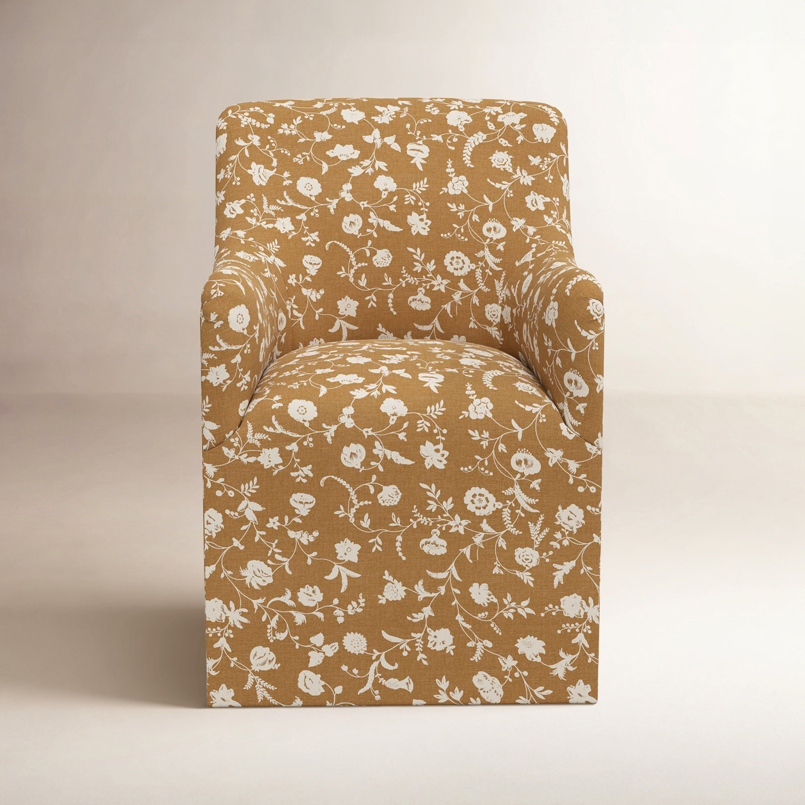 Howth Armchair, Robina Floral Ochre