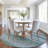 Machine Washable Indoor/Outdoor Xhevrie Teal Rug-1118823415