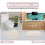 Tapis de bain réversible 100% coton lavable à la machine Hampton (ensemble de 2)-1770885670