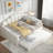 Upholstery Velvet Daybed Frame With Shall Shaped Backrest And Trundle-758530047