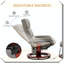 Fauteuil de massage inclinable à télécommande facile à utiliser