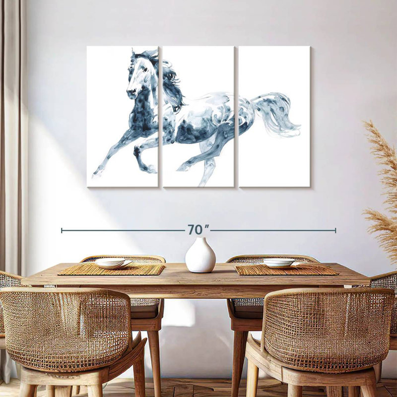 Brampt Sapphire Gallop II, 36" H x 57" W