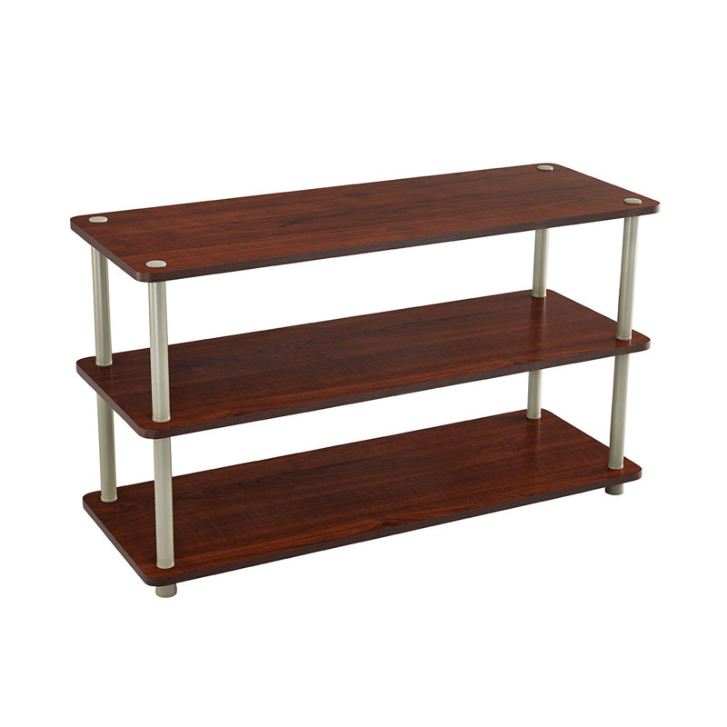 Rangement pour chaussures à 3 niveaux, Cerisier foncé