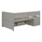 Space-saving Gray Daybed With Wood Storage Drawers And Shelves