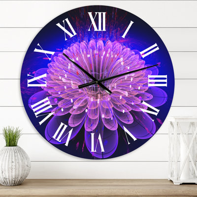 Fractale portail magique XVII - horloge murale moderne