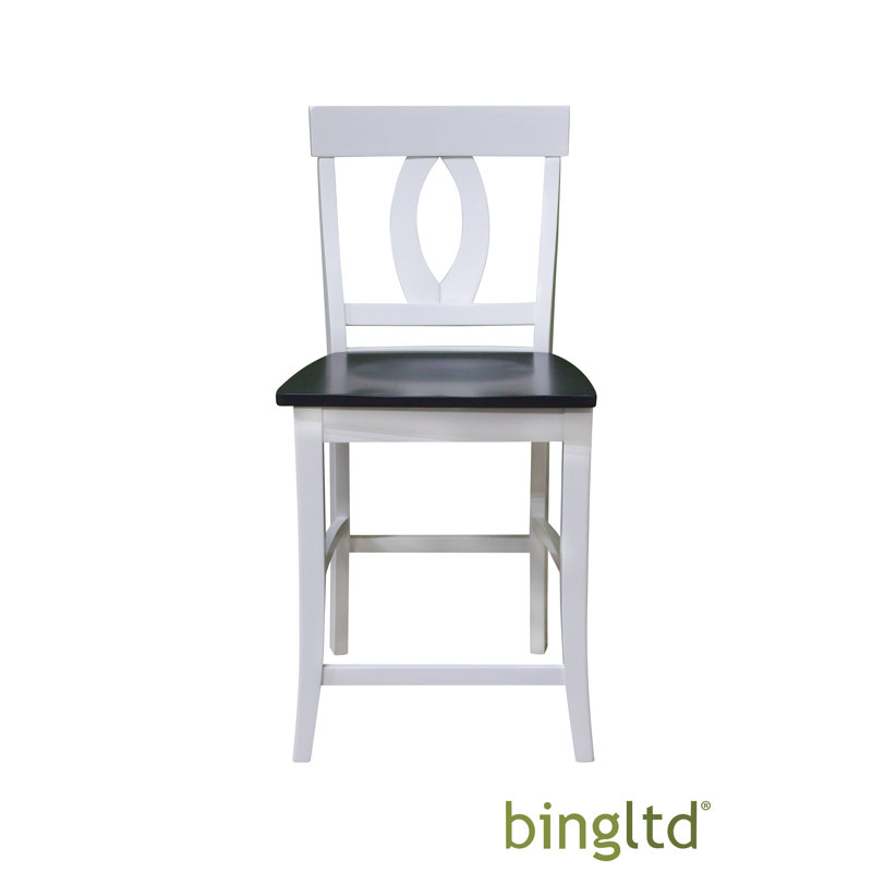 Thabo 24'' H Solid Wood Side Chair, White