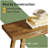 2-Tier Entryway Table,Sofa Table,Space-Saving Console Table-131859619