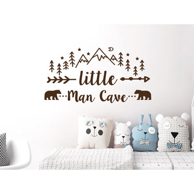 Décalcomanie murale Little Man Cave