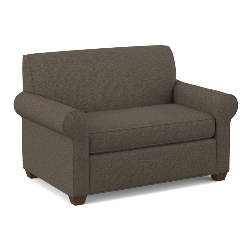 Finn Upholstered Accent Chair, Montana Walnut, Elliot Caribou