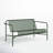 Abra 53.35'' Wide Straight Powder Coated Steel Loveseat-327408646