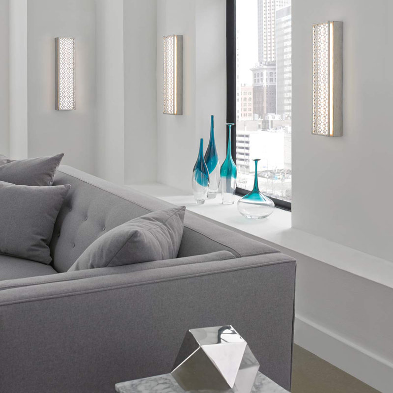 Petersfield Steel LED Flush Mounted Sconce