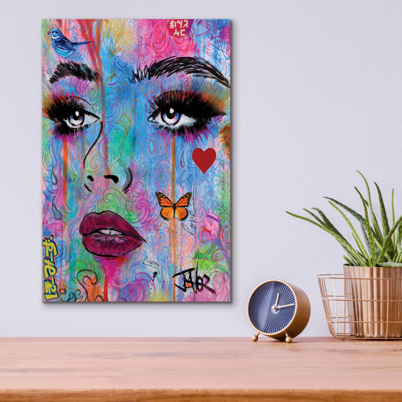 «Real» par Loui Jover, art mural en verre acrylique