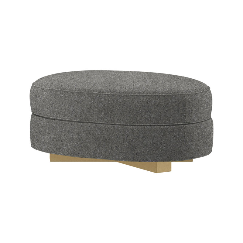 Jackson Upholstered Ottoman, Dune, Storm Cloud (Performance fabric) 1359-95