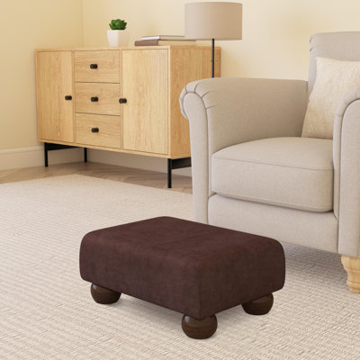 Autryville Wood Bun Feet - Fabric