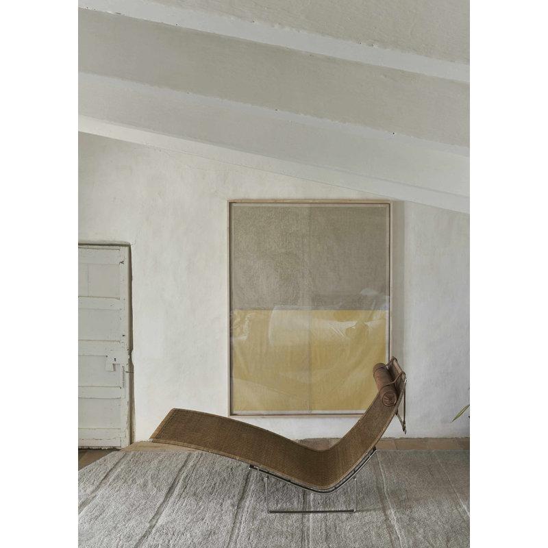 Sheep Of The World Hand Tufted Wool Area Rug in Sheep Gray, Runner 2'7" x 7'6"