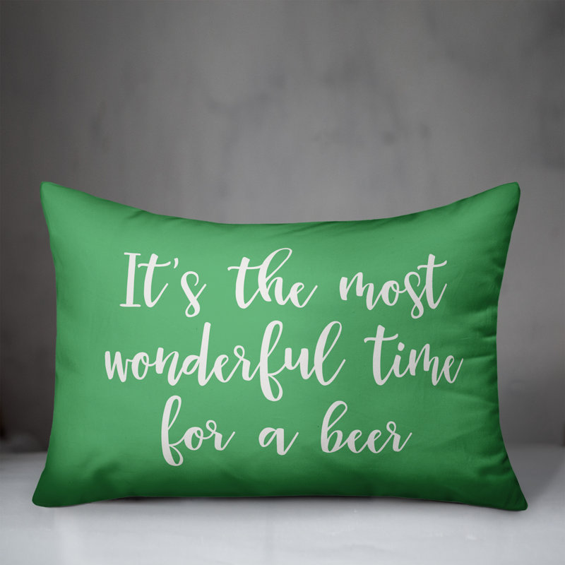  c'est le moment le plus merveilleux pour un coussin lombaire à bière, Vert clair