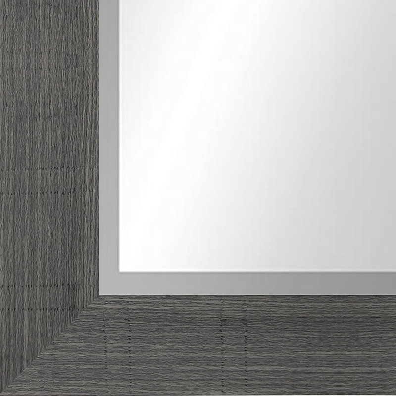 Wall Mirror, Gray, 46" x 36"