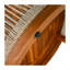 Table basse d'extérieur en bois d'acacia 27,95 po - corde bohème d'appoint tissée à la main