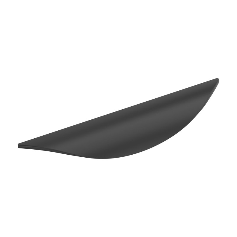 Poignée d'armoire noir mat centre à centre 3-3 / 4 pouces (96 mm) - paquet de 25, Noir mat, 3 3/4"
