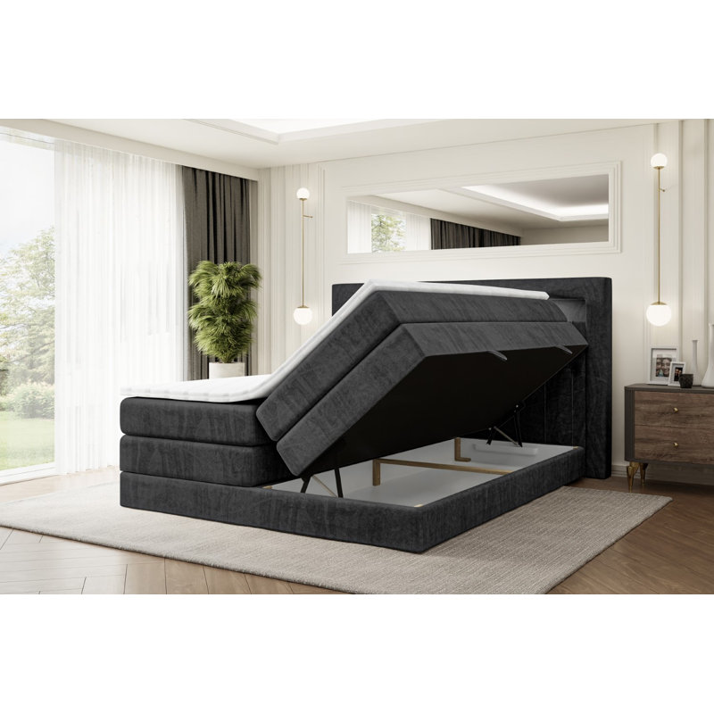 Bed, Super King (6'), Black