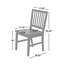 Chaise d'appoint à dossier en lattes Ailise-1948107954