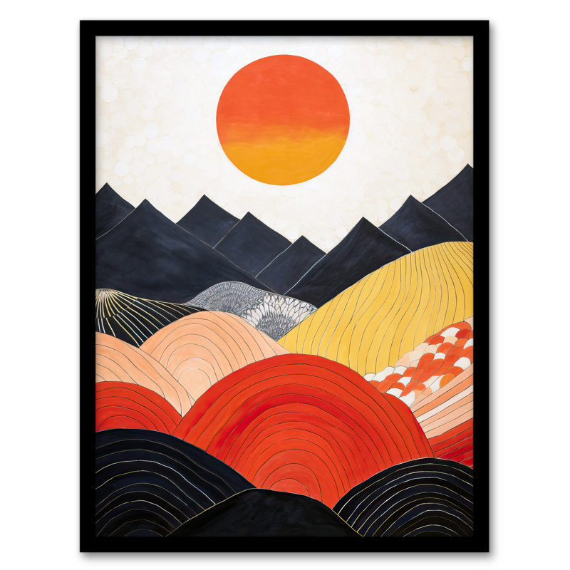 The Red Queen Of Land And Sea Mountains - Single Picture Frame Print