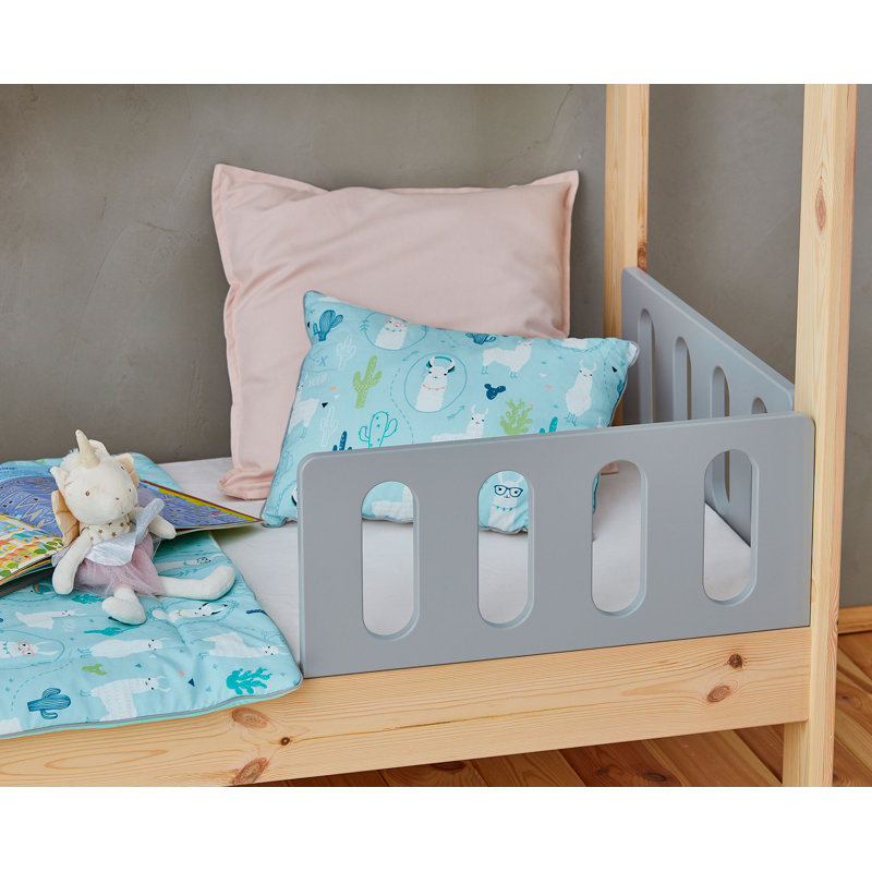 Gibb Side Rails, Grey, 22cm H x 25cm W x 58.6cm L