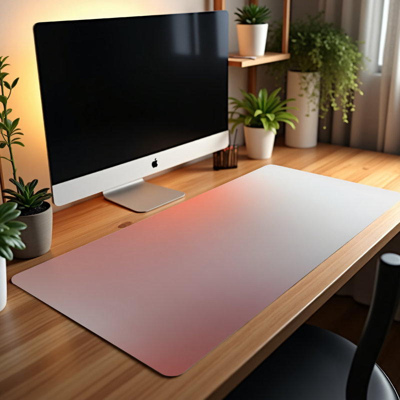 Polyester Desk Pad, 31.5x15.5