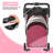 3-In-1 Pet Stroller Foldable Pet Stroller With Weather Cover Storage Basket For Dog Cat-93312230