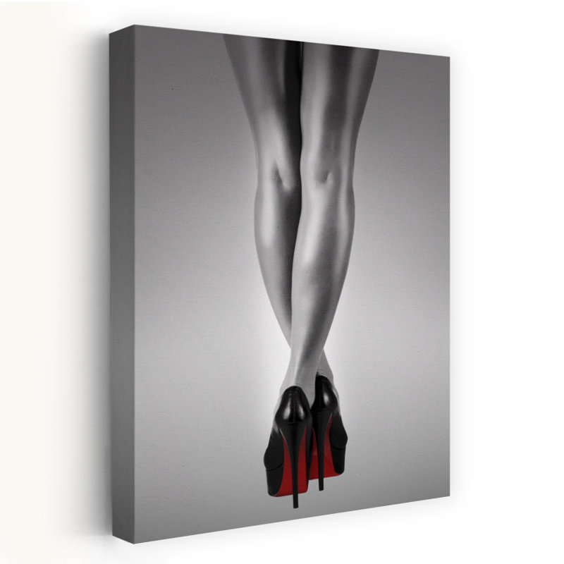 Fashion Red 2, art contemporain, H 24 po x l 16 po