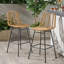 Tabourets de bar d'extérieur en osier-550476291