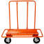 Chariot pour draps et panneaux de cloison sèche robuste avec capacité de charge de 2400 lb, chariot de service pour panneau, roues en caoutchouc de 8 po Blackmold-On