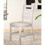 Table rectangulaire en bois gris et brun 7 pièces, chaises en bois pour table 6 pièces, brun, avec chaises d'appoint, sièges rembourrés en tissu