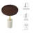 Modway Amina Solid Wood Pedestal End Table-93812053