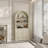 Arc-Shaped Cabinet With Open Shelves