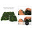 Jungle Mix feuillage protégé contre les rayons UV pour la décoration extérieure. Panneaux de 20 po x 20 po (ensemble de 12)-1446810128