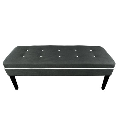 Amora Polyester Upholstered Bench