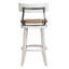 Tabouret 31 "à hauteur de bar en bois avec siège en ruppie naturelle, 1 pièce-1634684664-1634684665