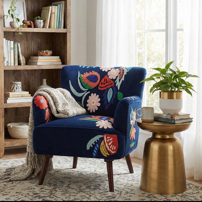 Chaise d'appoint Obara, Marine