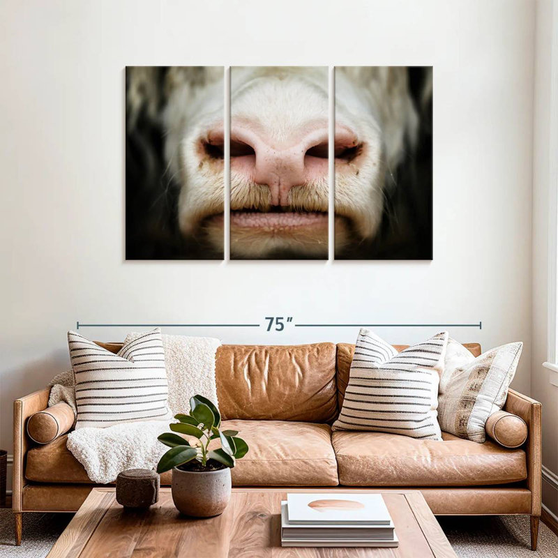 Brampt Cow Muzzle, 36" H x 57" W