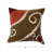 Embroidered Cotton Reversible Throw Pillow
