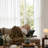 Linen Blend Extra Wide Curtain for Living Room, Rustic Farmhouse Light Filtering Room Divider, Single Panel for Bedroom Windows-475310427-475310421