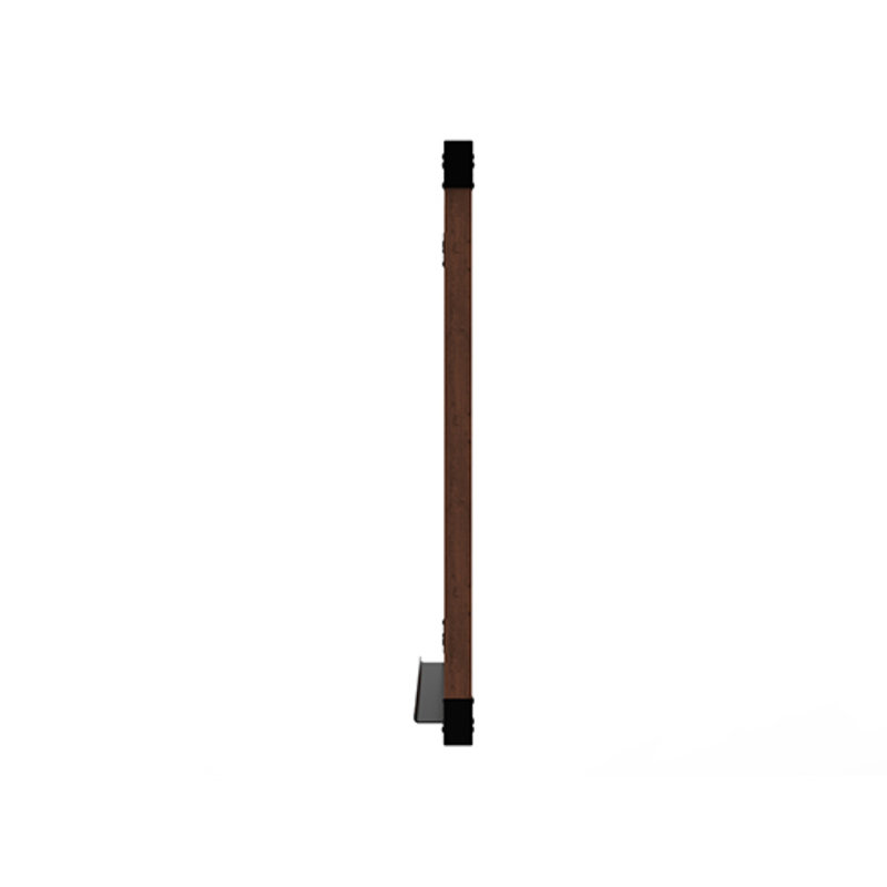 Tableau blanc Ghent Prest, 26,25 po x 38,25 po, Bois caramel