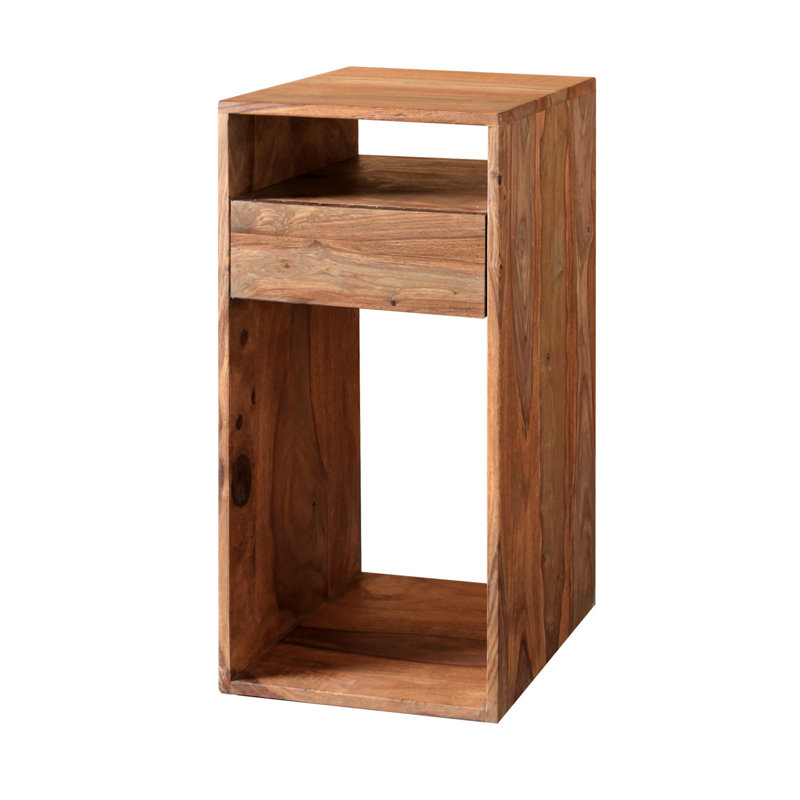Ridlon 35cm Solid Wood Console Table, 75 H x 35 W x 35 D cm