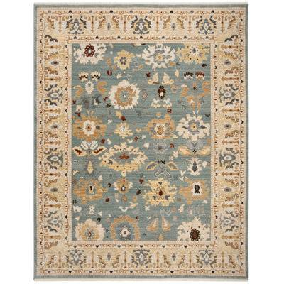 Tapis gris clair / beige en polypropylène tissé à plat Ralph Lauren Marie