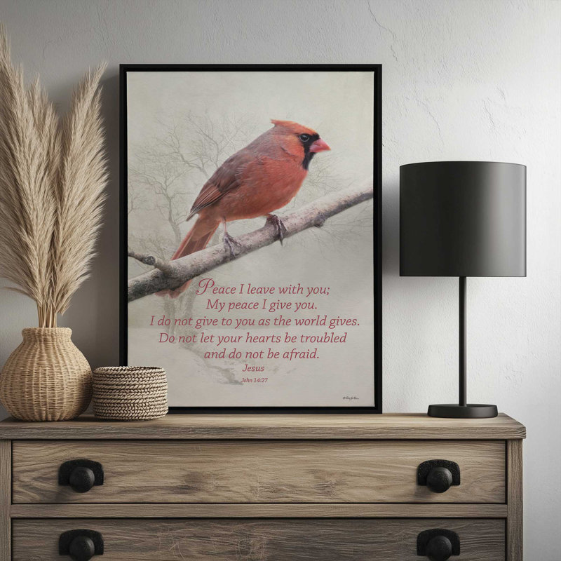«Peace I Let With You» par Robin-Lee Vieira, reproduction d'art, L 24 po x H 32 po, Toile avec cadre, Brun