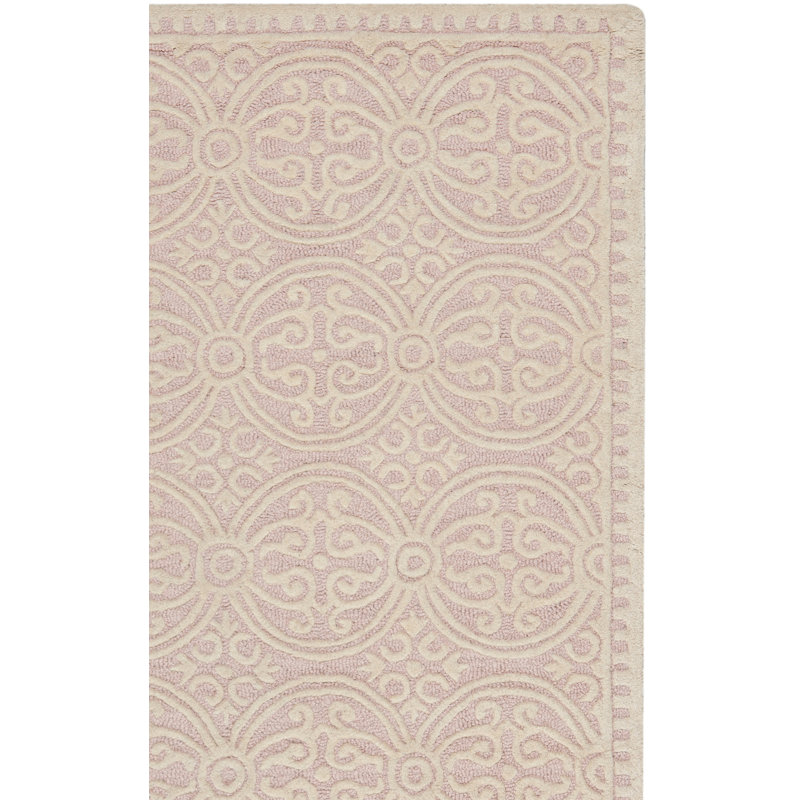 Tapis géométrique en laine touffeté à la main Ame, Rectangle 6 pi x 9 pi