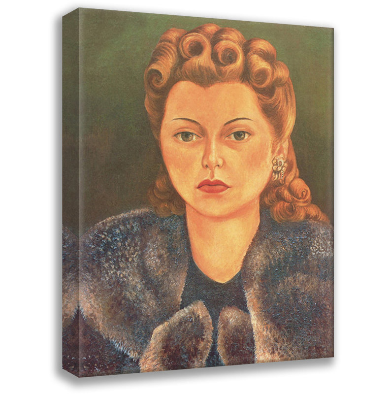 Portrait de madame Natasha Gelman par Diego Rivera, toile tendue avec châssis, H 48 po x l 33 po
