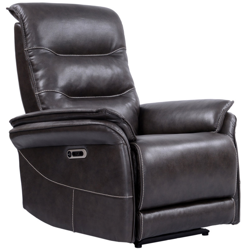 Wildon Home® Heuser Leather Power Recliner | Wayfair